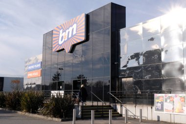 Facade of the b & m store in Vannes  clipart