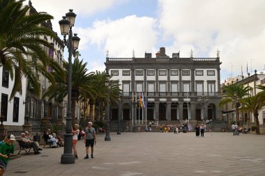 Santa Ana Meydanı 'ndaki belediye binası Las Palmas de Gran Canaria 