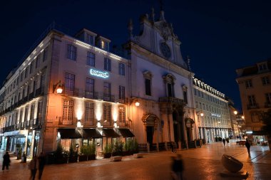 Geceleri Lizbon 'da Aziz Dominic Kilisesi