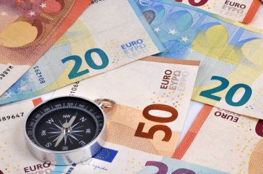 Avro banknotlarında pusula ile mali yönelim kavramı