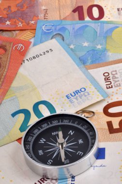 Avro banknotlarında pusula ile mali yönelim kavramı