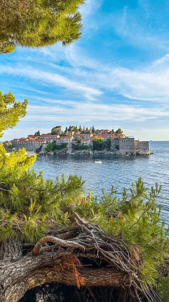 Sveti Stefan Island Budva Riviera Montenegro — Fotografia de Stock