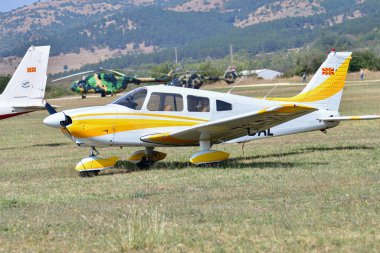 16 Eylül 2023, Üsküp, Makedonya, Stenkovec Spor Havaalanı, Grand Airshow düzenlendi. Etkinlik on binlerce kişi tarafından ziyaret edildi.. 