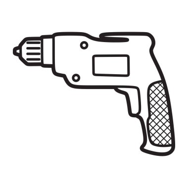 el aletleri simgesi, elektrikli araçlar, el matkabı