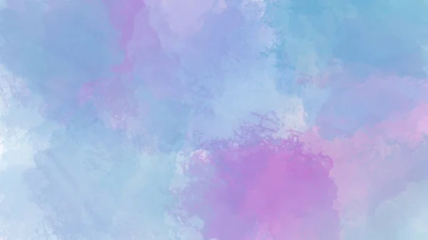 Blue Watercolor Abstract Texture Background Pattern Soft Blur Backdrop Wallpaper — 스톡 사진