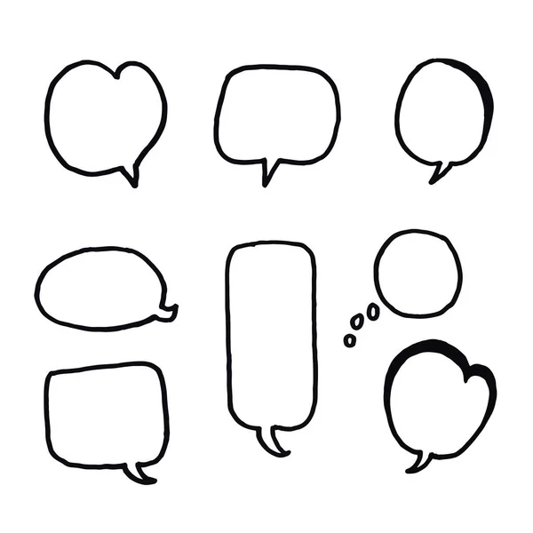 Saying Icon Doodle Handdrawn Comic Symbol — Stock Photo, Image
