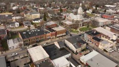 Hava Görüntüsü Ana Cadde Nicholasville Kentucky ABD