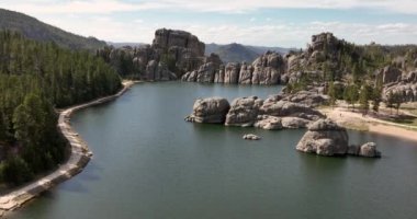 Sylvan Lake Black Hills Güney Dakota Lisesi Kayalıkları 