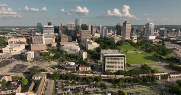 Aérea Sobre Capital Nashville Tennessee — Vídeo de stock