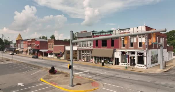 Κεντρική Οδός Ορλεάνη Indiana Downtown City Center — Αρχείο Βίντεο