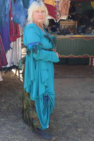 2022 Hollister California Personas Con Disfraces Época Una Feria Renacentista — Foto de Stock