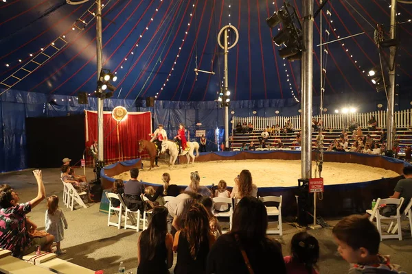 stock image 8-10-2022: Redwood city, California: Zoppe circus in Redwood city California