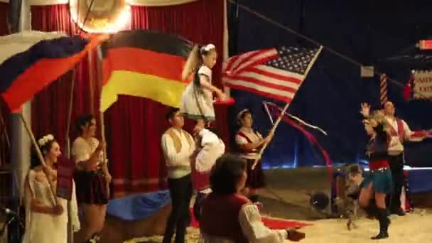 Octobre 2022 Redwood City Californie Cirques Familiaux Zoppe — Video