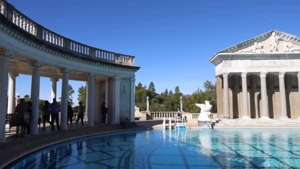 2022 カリフォルニア州サンシメオン ハースト城 — ストック動画