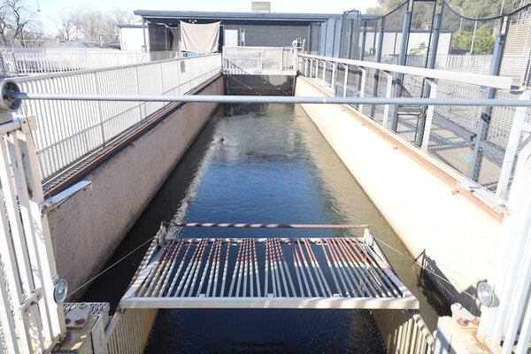 13-2-2023: Оровилл, Калифорния: Фото рыбного инкубатория возле плотины Оровилл, Калифорния