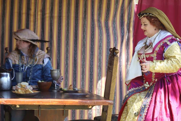 2023 Visalia California People Period Costumes Renaissance Faire — Stock Photo, Image