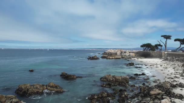 Latanie Nad Lovers Point Monterey Kalifornia — Wideo stockowe
