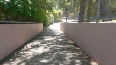 8-15-2022: Los Gatos, California: Vasona Gölü 'nden Lexington Barajı' na kadar Los Gatos Creek yolu