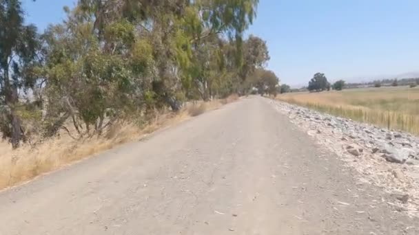 2023 Fremont Kalifornien Cykling Alameda Creek Trail — Stockvideo