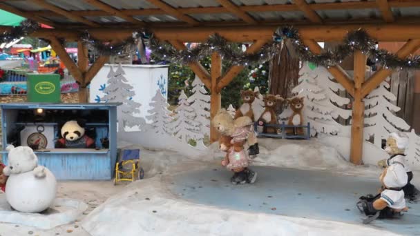 2023 캘리포니아주 산호세 세자르 차베스 공원에서 크리스마스 — 비디오
