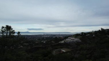 San mateo ve San Francisco, hava görüntüleri.