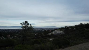 San mateo ve San Francisco, hava görüntüleri.