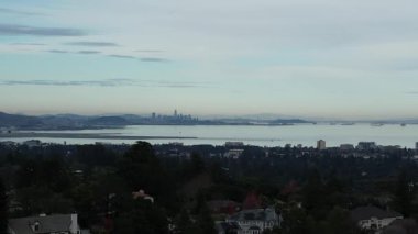 San mateo ve San Francisco, hava görüntüleri.