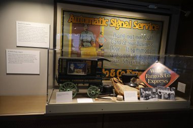 12-13-2023: San Francisco, California:, ABD: Wells Fargo Müzesi San Francisco, Kaliforniya