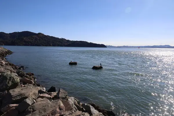 Stock image Photo of Golden gate bridge as seen from Belvedere and Tiburon California