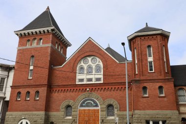 12-28-2023: San Francisco:, California, ABD: Yedinci Gün Adventist Kilisesi, San Francisco, Kaliforniya