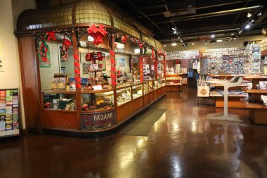 12-13-2023: San Francisco, Kaliforniya, ABD: San Francisco teleferik müzesi