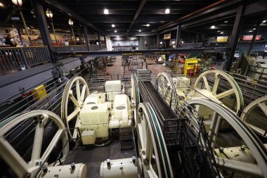 12-13-2023: San Francisco, Kaliforniya, ABD: San Francisco teleferik müzesi