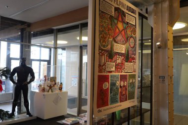 12-31-2023: San Francisco, Kaliforniya: ABD: Karikatür Sanat Müzesi, San Francisco, Kaliforniya, ABD