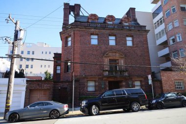 1-1-2024: San Francisco, California, ABD: San Francisco Pacific Heights Mahallesi