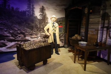 12-31-2023: San Francisco, California: Madam TusSaid Balmumu Müzesi San Francisco, Kaliforniya