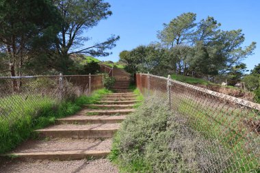 1-30-2024: San Francisco, Kaliforniya, ABD: Corona Heights Park, San Francicsco, Kaliforniya