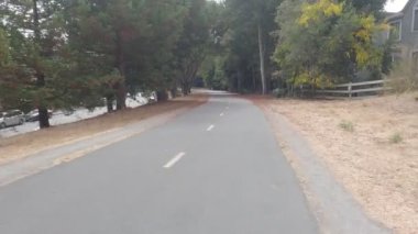 10-5-2024: Sausalito, California, ABD: Marin ilçesinde bisiklet