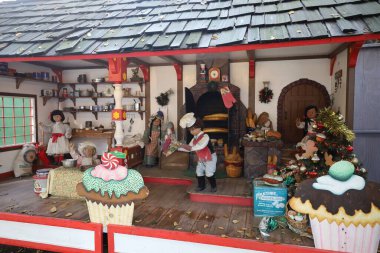 12-15-2023: San Jose, California: San Jose Şehir Merkezi, Noel Parkta