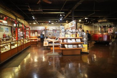 12-13-2023: San Francisco, Kaliforniya, ABD: San Francisco teleferik müzesi