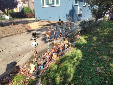 10-28-23: Alameda, California: Alameda Cadılar Bayramı kutlamaları