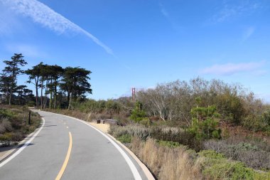 12-1-2023: San Francisco, California, Amerika: Presidio tünel üstleri, San Francisco, California, Amerika