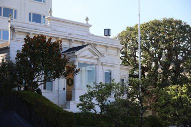 1-1-2024: San Francisco, California, ABD: San Francisco Pacific Heights Mahallesi