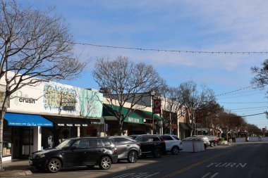 1-8-2024: San Carlos, Kaliforniya şehir merkezi