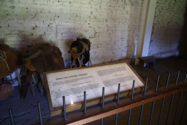 4-9-2024: Petaluma, California, ABD: Petaluma adobe locası