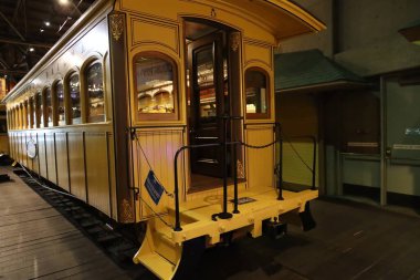 4-20-2024: Sacramento, California, ABD: Demiryolu Müzesi