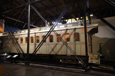 4-20-2024: Sacramento, California, ABD: Demiryolu Müzesi