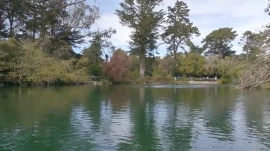 5-10-2020: San Francisco, California, ABD: Kürek çekme stow gölü