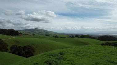 Vargas Platosu 'nun havadan çekilmiş videosu, California, ABD