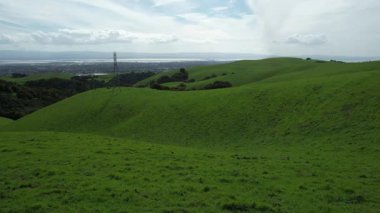 Vargas Platosu 'nun havadan çekilmiş videosu, California, ABD