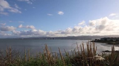 San Francisco Körfezi 'nin zaman aşımı videosu Point San Bruno, California, ABD' den
